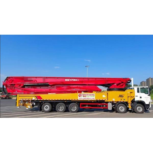 75m Semi-Dry Shotcrete Pump Truck with Cylinder Type Structure Directly Delivered