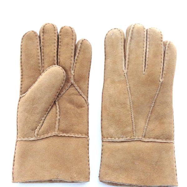 Buy popular shearling sheepskin Gloves sheepskin double face gloves motorcycle gloves men women gloves at wholesale prices