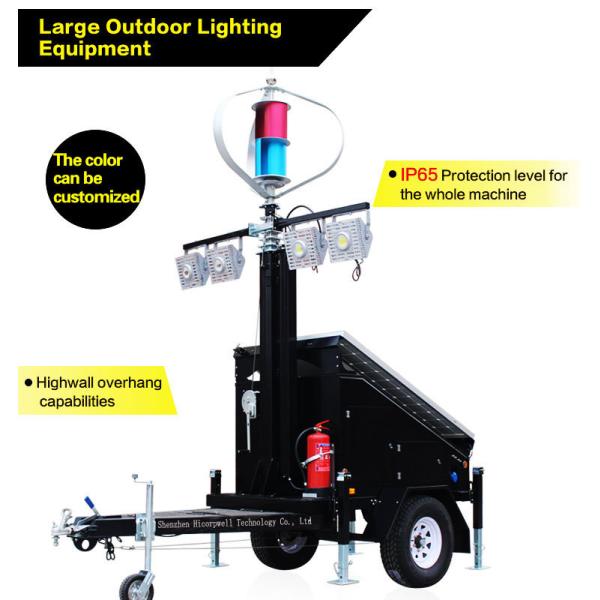 Buy Wind and Solar Hybrid Energy Surveillance Lighting Mobile Trailer at wholesale prices