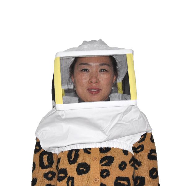 Square Beekeeping Protective Clothing Metal Veil Beekeeper Hat