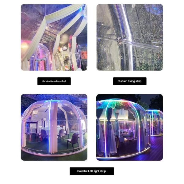 Hotel Bubble House Clear Star Tent for Children and Adults on Outdoor Adventure