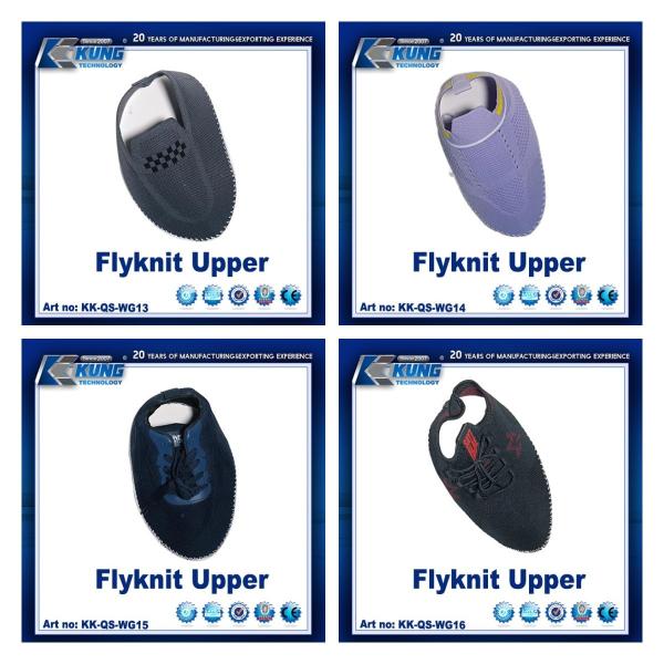 Practical Antiwear Flyknit Shoe Upper , Multipurpose Genuine Leather Upper