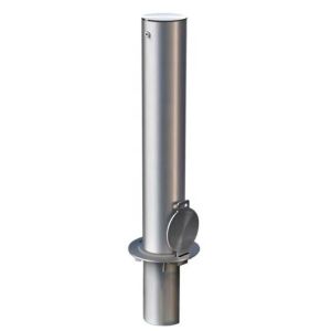 Black or OEM Removable Bollards 1000±5mm Height Above Ground 14mm /-2mm Cylinder