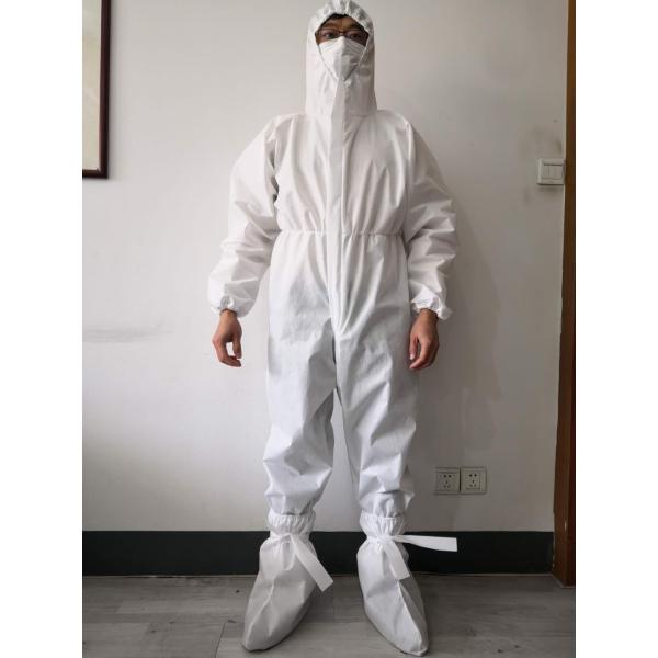 Chemical Industrial Disposable Protective Suit Disposable Microporous Film Coverall
