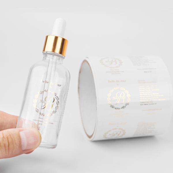 Custom Logo Self-Adhesive Waterproof Daily Necessities Packaging Labels for