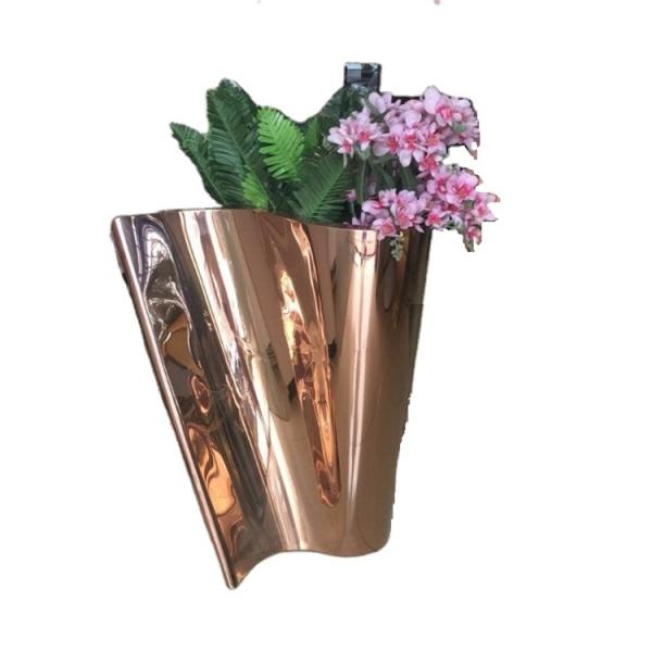 Special-shaped luxury outside modern flower planter and flower pot