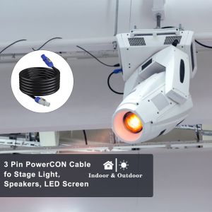 NAC3FCA to NAC3FCB 20A PowerCon Cable True1 Male to Female