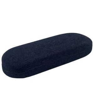 Hard Fabric Thin Reading Cuboid 161MM Metal Glasses Case