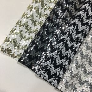 Embroidery Pink Sequin Tablecloth Professional Elegant Hometextile Stripe