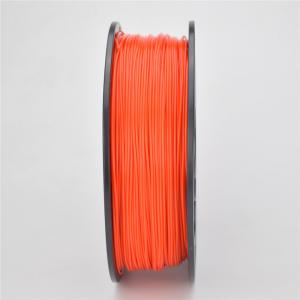 China Flexible PLA 3D Printer Plastic Filament 1.75mm / 3mm SGS Certificate on sale