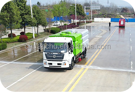 Energy type Pure Electric 7-Square Dustbin 9-Square Clean Water Tank Integrated Truck is the Answer