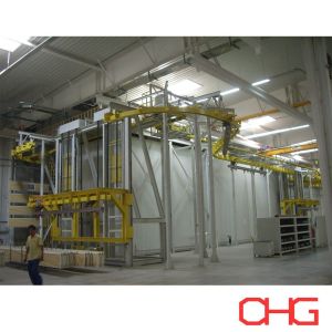 Iron Electric Control Cabinet Powder Coating Equipment With Automatic Method