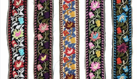 Buy 1/8" Modern Grade 4 Woven Jacquard Ribbon at wholesale prices