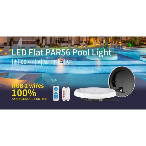 Buy 18W SMD5050 underwater pool lights 520LM Par56 Swimming Pool Lights at wholesale prices