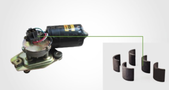 ±0.01mm Tolerance Full Grade Ferrite Arc Ceramic Curve Magnet for Motor