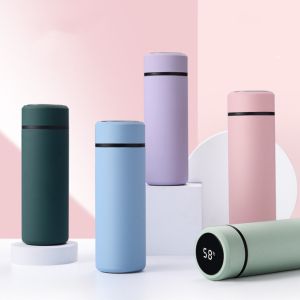 Smart Vacuum Insulated Water Bottle With Led Temperature Display