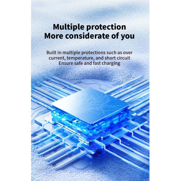 2500mAh Power Bank Wireless Charger For Iwatch Cable Charging IPhone Overcharge Protection