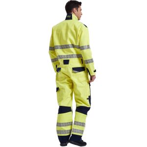 CVC Hivis Yellow Fire Retardant Overall For Electric Industry
