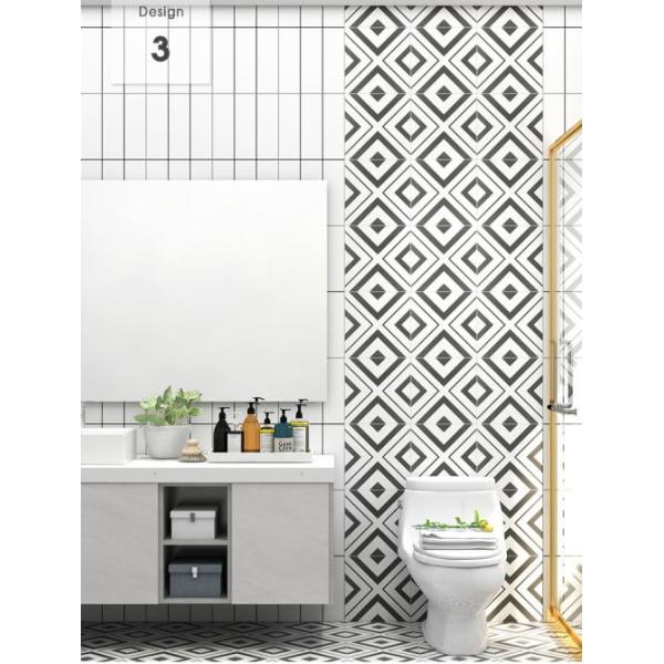 Matte Finished Bathroom Thin Marble 12'X12' Modern Porcelain Tile