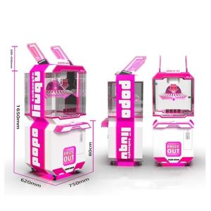 Quality Prize Cube Claw Machine Clamp Vending Game Mini Grabber ODM for sale