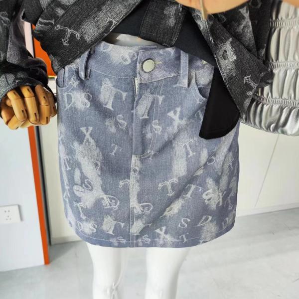 Washed Denim PU Leather Eco Friendly Embossed Lightweight Faux Leather