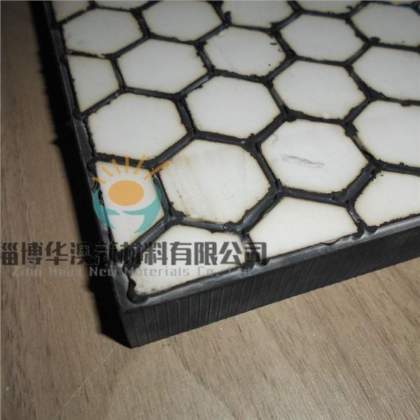 Buy 92% 95% Alumina Ceramic Rubber Composite Liner Board High Hardness at wholesale prices