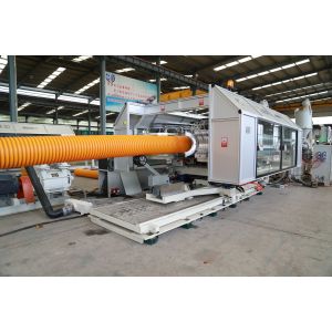 Horizontal Corrugated Pipe Production Line HDPE PP PVC Corrugated Pipe Machine