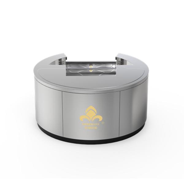 Buy Customizable Round Teppanyaki Grill Table with Smoke Exhaust at wholesale prices