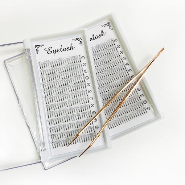 Ultra Soft Russian Volume Lashes Synthetic Fiber Material 100% handmade Craft