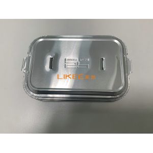 Die Cut SGS Aluminium Foil Container Lids PET Film Laminated
