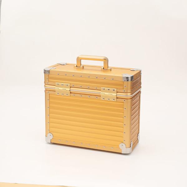 Buy Aluminum Carry Case Molded Hard Box Gold Empty at wholesale prices
