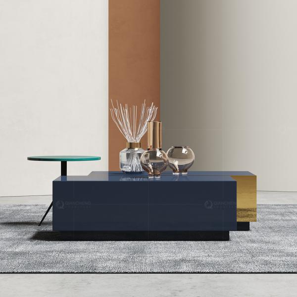 Buy Rectangular Sintered Stone Coffee Table Customized Home Furniture at wholesale prices