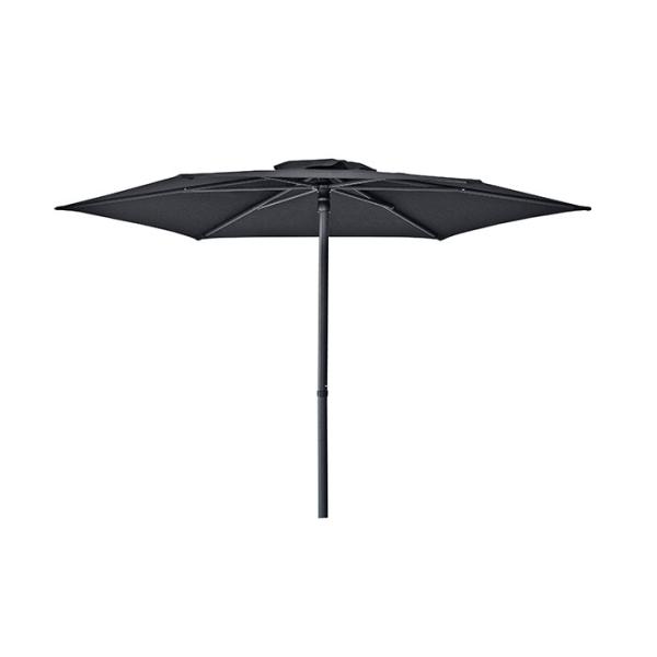 OEM ODM Rectangular Outdoor Sun Parasol Umbrella With 6 Rib Straight Pole