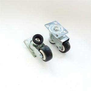Reliable Flat Plate Industrial Caster Wheels With Locking Mechanism