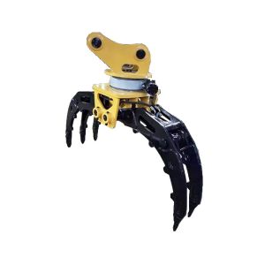 Quality Q355B NM360 50t Excavator Rotating Hydraulic Grapple for sale