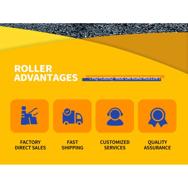 Small Vibratory Mini Compactor Roller Double Drum Roller with 55L Water Tank Capacity