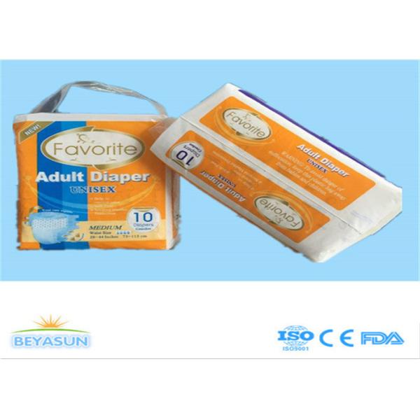 Professional Thick Adult Disposable Diapers Non Toxic Environmentally Friendly