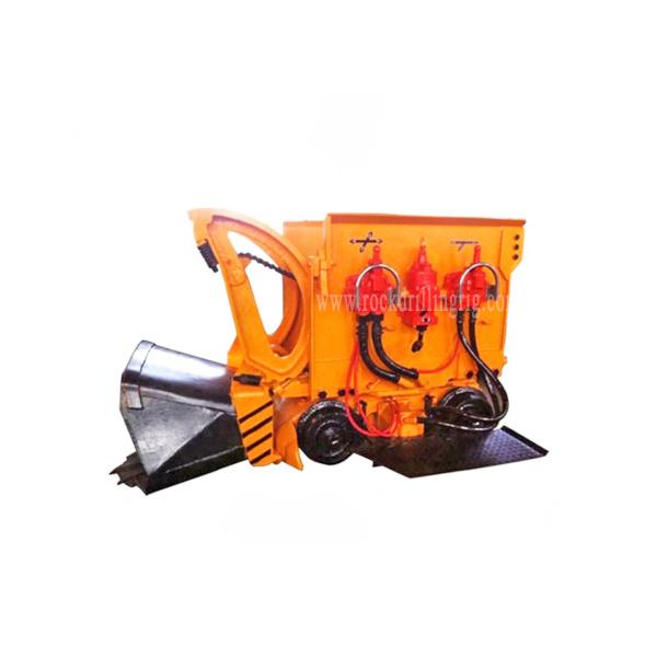 13kw Crawler Mucking Loader / Tunnel Mucking Equipment 60cbm / H Loading