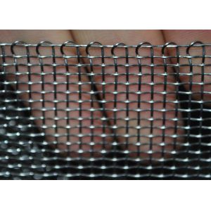 Heavy Duty Stainless Steel Wire Mesh Woven Crimped For Filtration , Stable