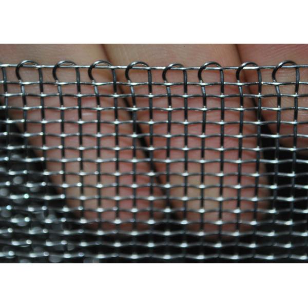 Heavy Duty Stainless Steel Wire Mesh Woven Crimped For Filtration , Stable