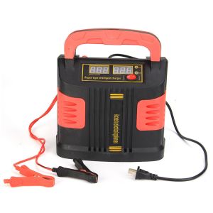 Full Automatic LCD Display 12V12A 24V6A Portable Car Battery Charger with Over