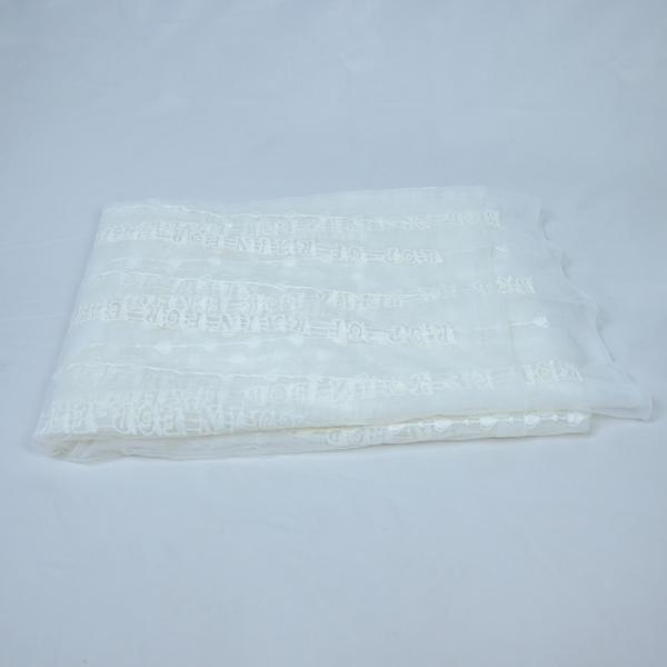 Buy White Tulle Mesh Embroidery Wedding Dress Fabric 125cm Width at wholesale prices