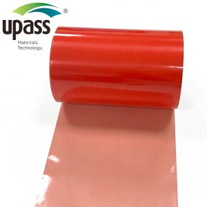 Red MOPP Release Film 100x55cm Single Sided Silicone Coated