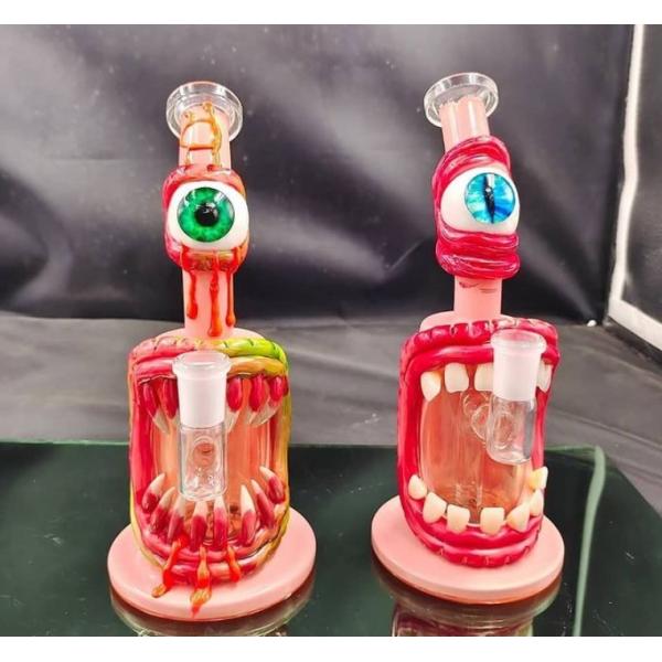 Buy Quartz Smooking Water Pipe 3mm Marble Accented Honeypot Rig at wholesale prices