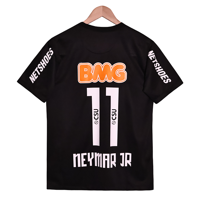 Santos 2012-2013 season black home jersey replica team customized exclusive