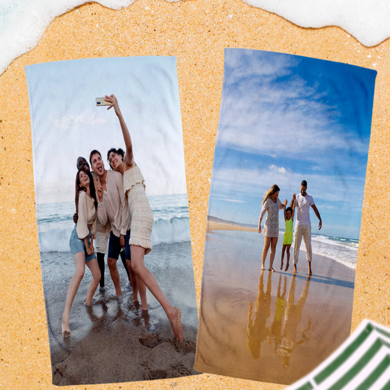 Custom Quote Beach Towel Personalized with Inspirational Quotes and Funny