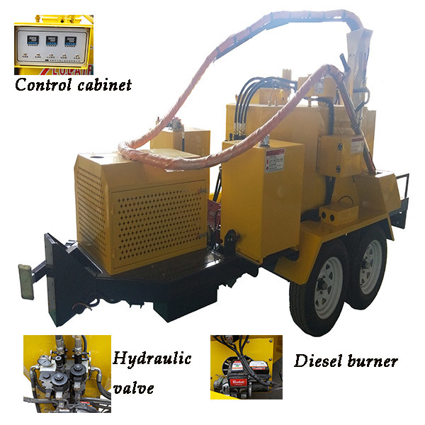 Buy Asphalt Road Crack Repair Machine With 500L Hot Melt Kettle at wholesale prices