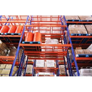 FIFO Type Heavy Duty Drive-In Pallet Rack System For Food Storage