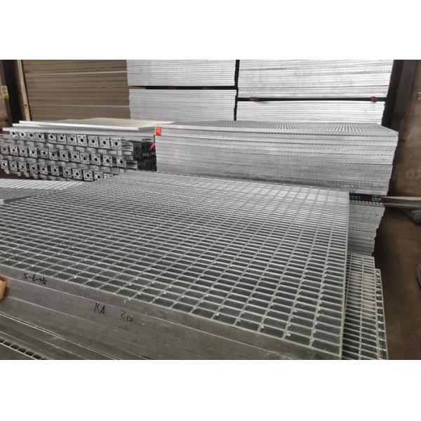 Buy Serrated 30*100mm Hot Dip Galvanized Steel Grating High Strength at wholesale prices