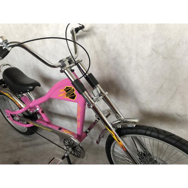CE OEM Adult Chopper Style Bicycle with 24-20" Single Speed and Hi-Ten Steel Frame